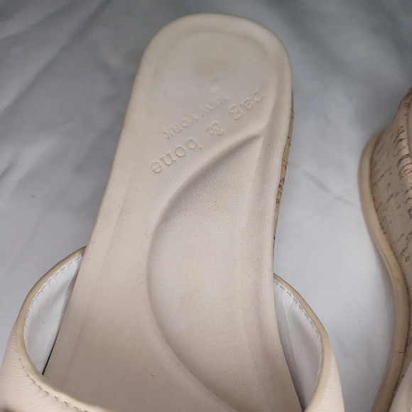 Rag & Bone Sommer Leather Platform Slides Size 38.5 US 8.5 - Picture 4 of 16